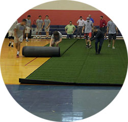 1/2" thick sport turf